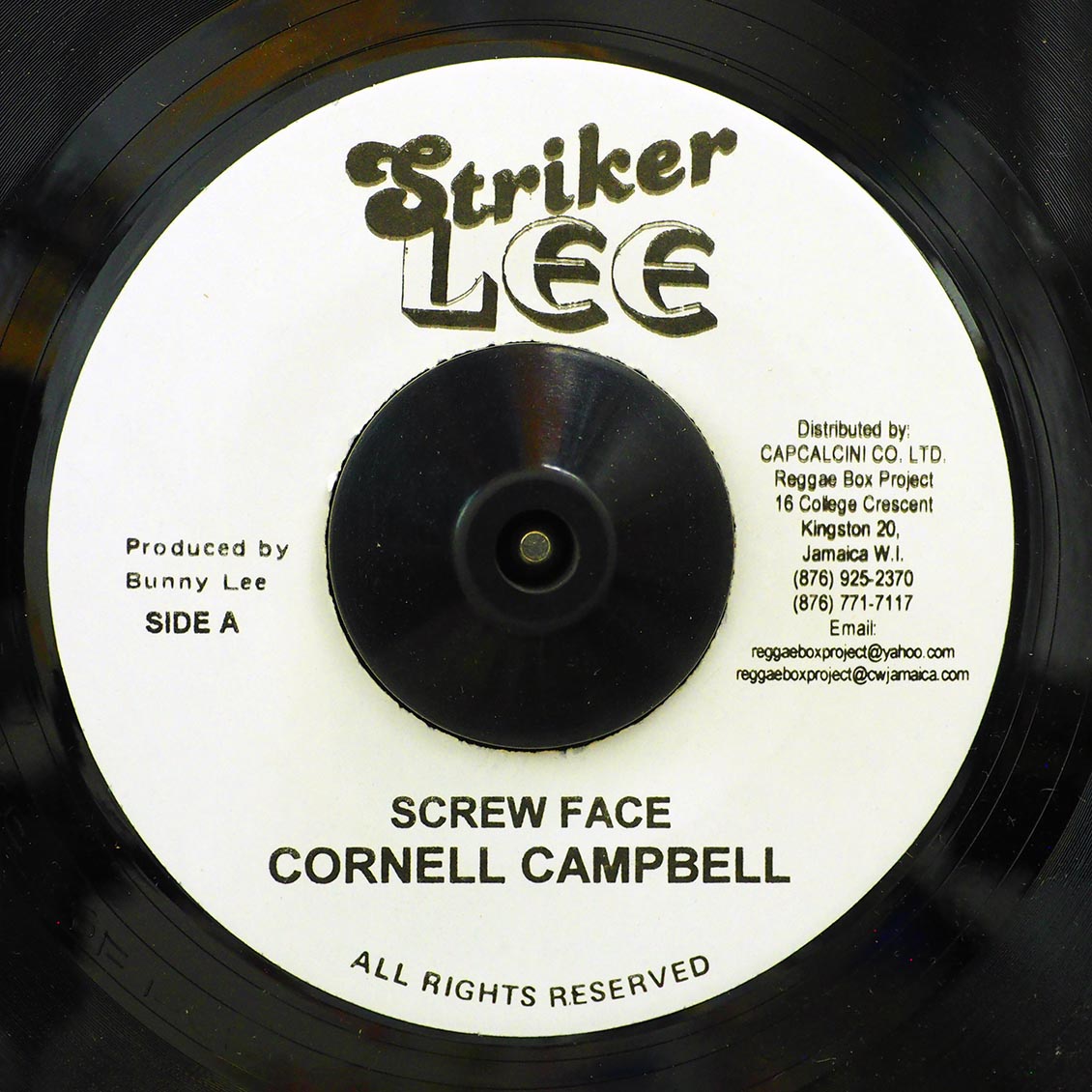 Cornell Campbell - Screw Face / The Aggrovators - Screw Dub (rhythm: "Screw Face") product cover