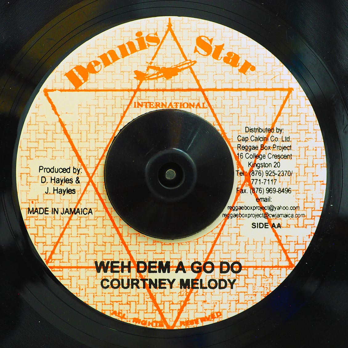 Courtney Melody - Sound Bwoy Tears / Courtney Melody - Weh Dem A Go Do (rhythm: "Arena") product image 2