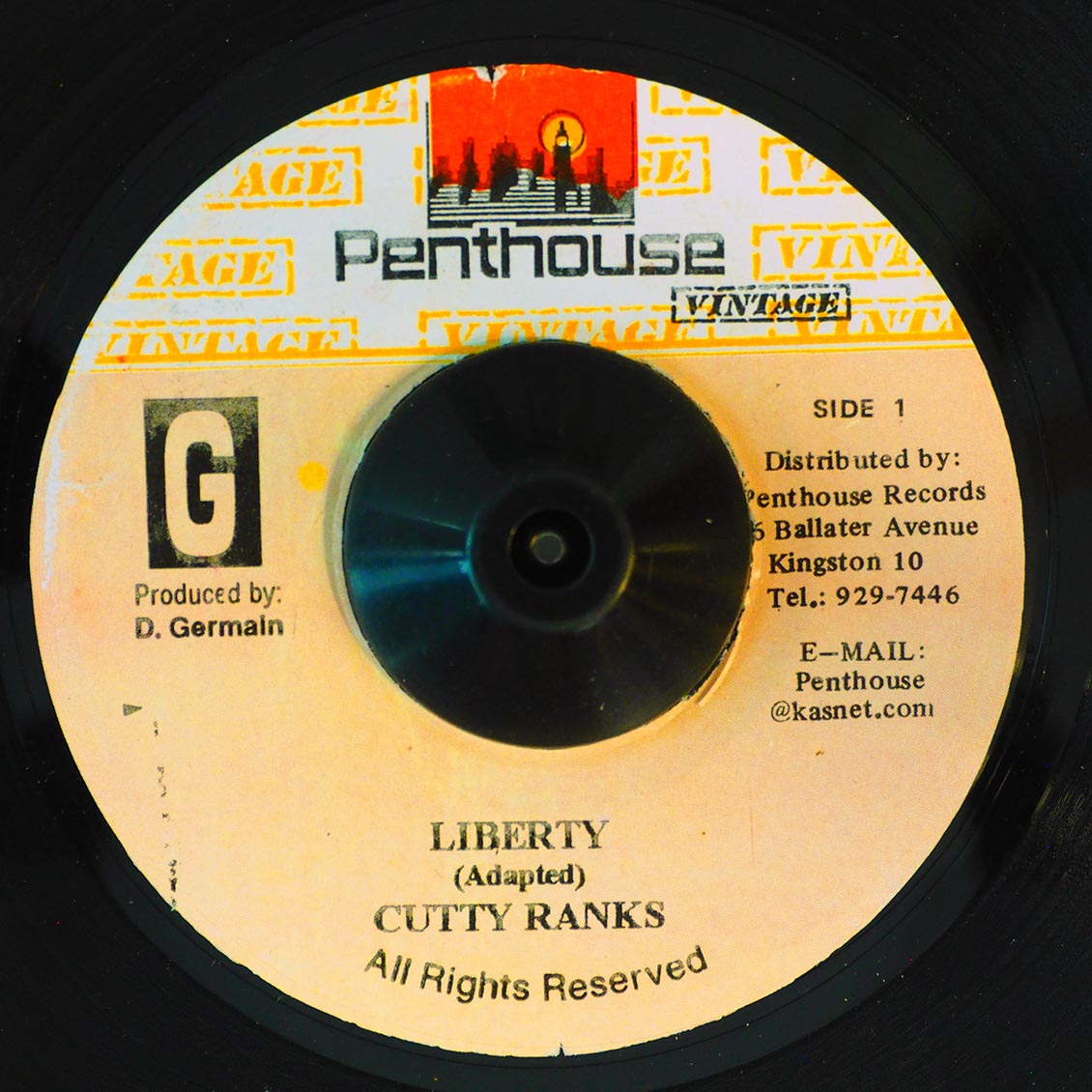 Cutty Ranks - Liberty / Version (rhythm: "Mud Up") product cover