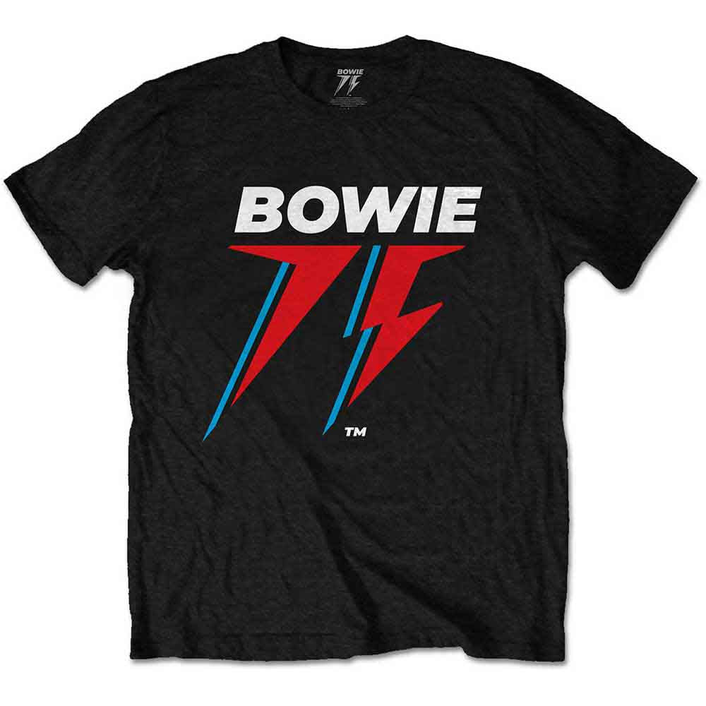 David Bowie 75th Logo Black