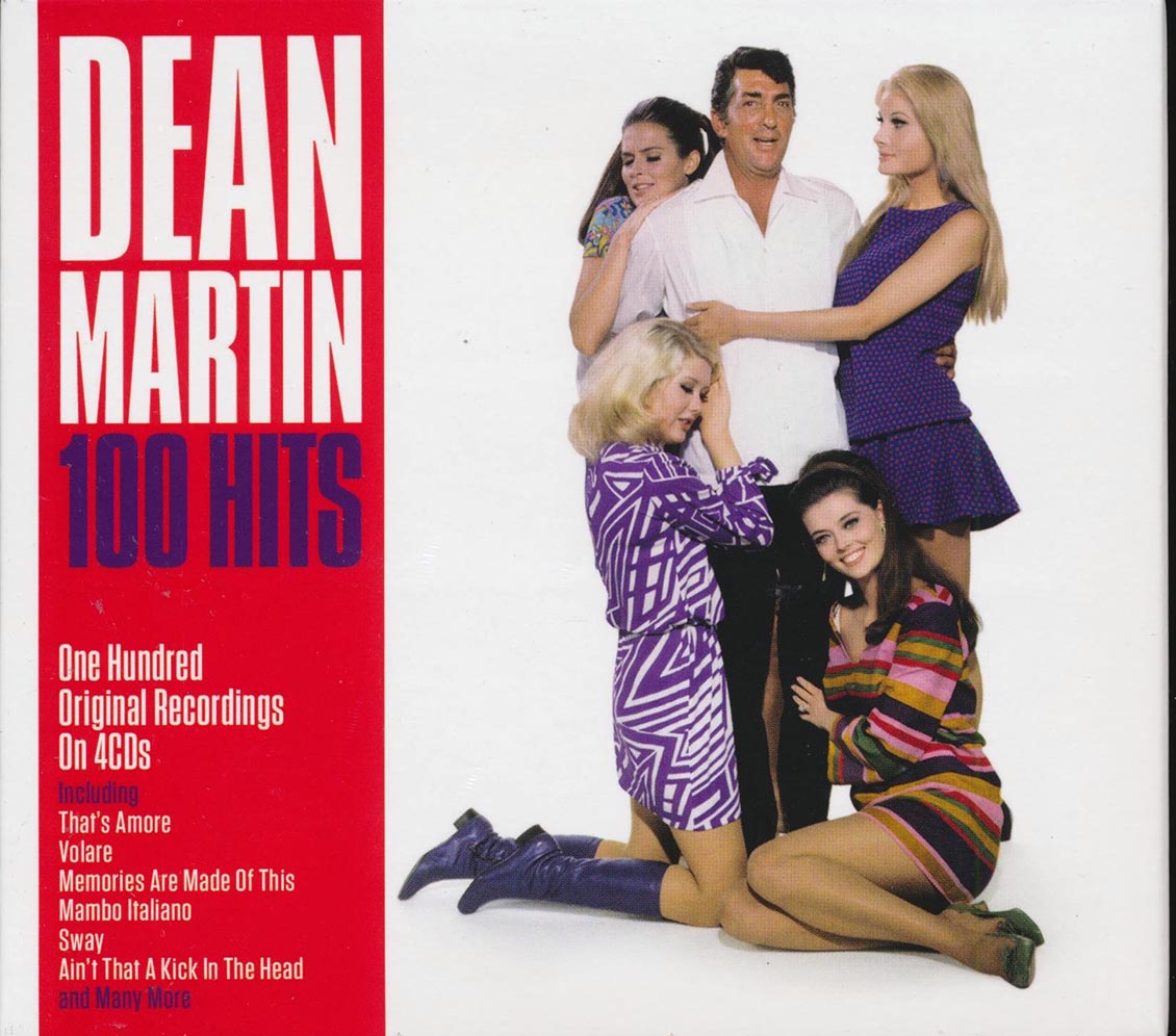 Dean Martin - 100 Hits (100 tracks) (4xCD) (deluxe 4-fold digipak) product cover