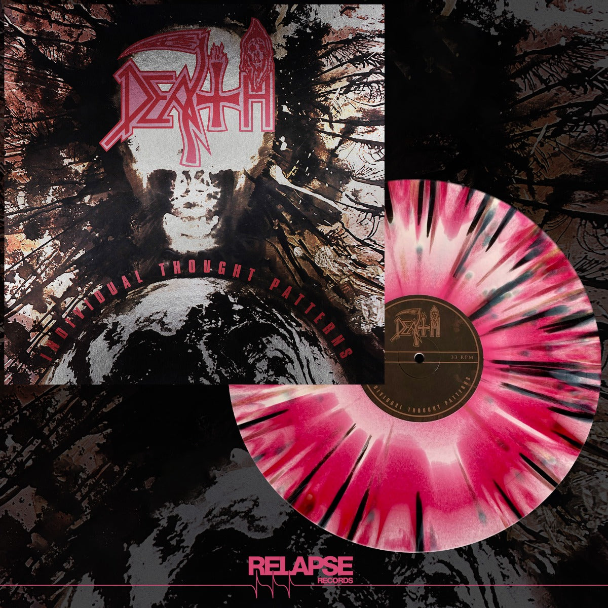 Death Individual Thought Patterns (Colored Vinyl, Pink, White, Red, Reissue)