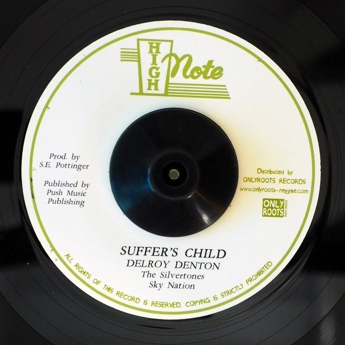 Delroy Denton, The Silvertones - Sufferer's Child / Sky Nation - Version product cover