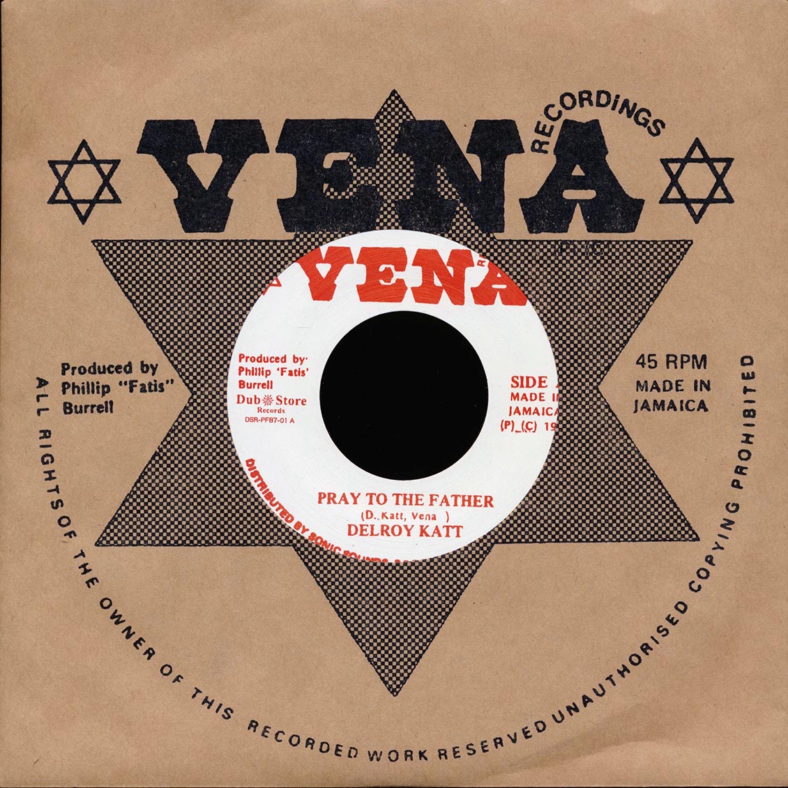 Delroy Katt - Pray To The Father / Version (Japan) (Japan press) product cover