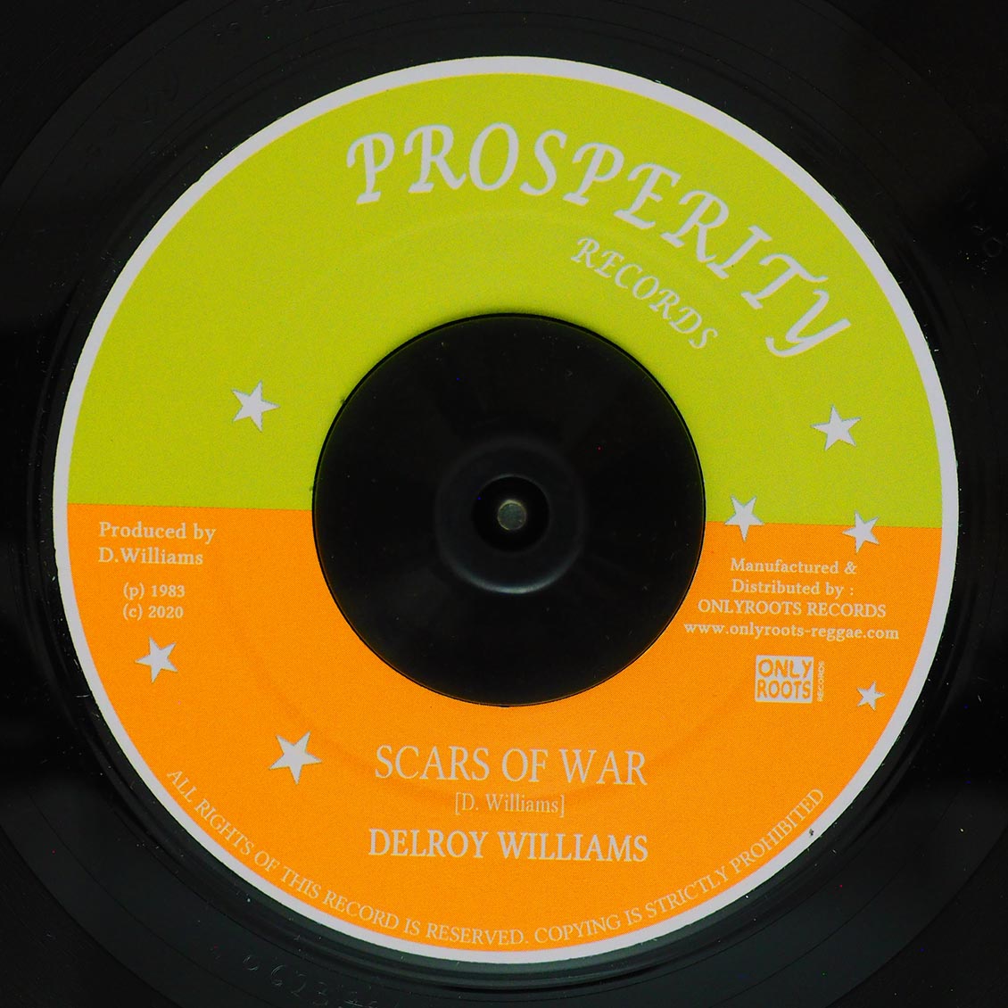 Delroy Williams - Scars Of War / High Times All Stars - Version product cover