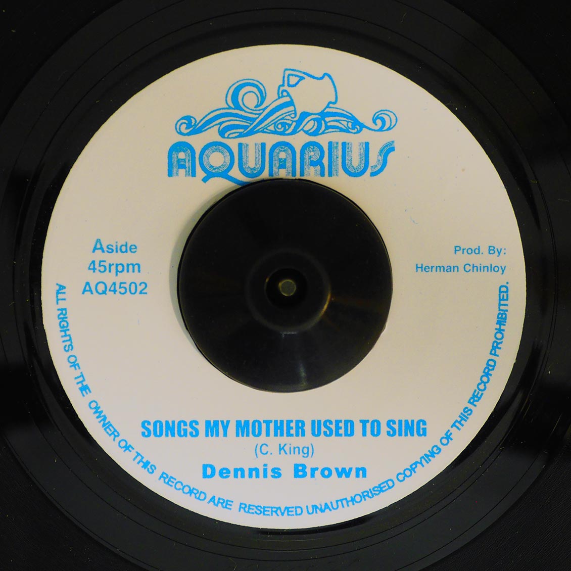 Dennis Brown - Songs My Mother Used To Sing / U Roy - Linger You Linger product cover