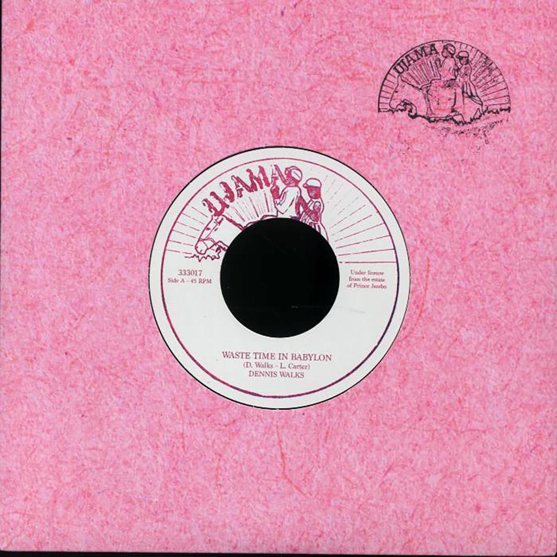 Dennis Walks - Waste Time In Babylon / Version product cover