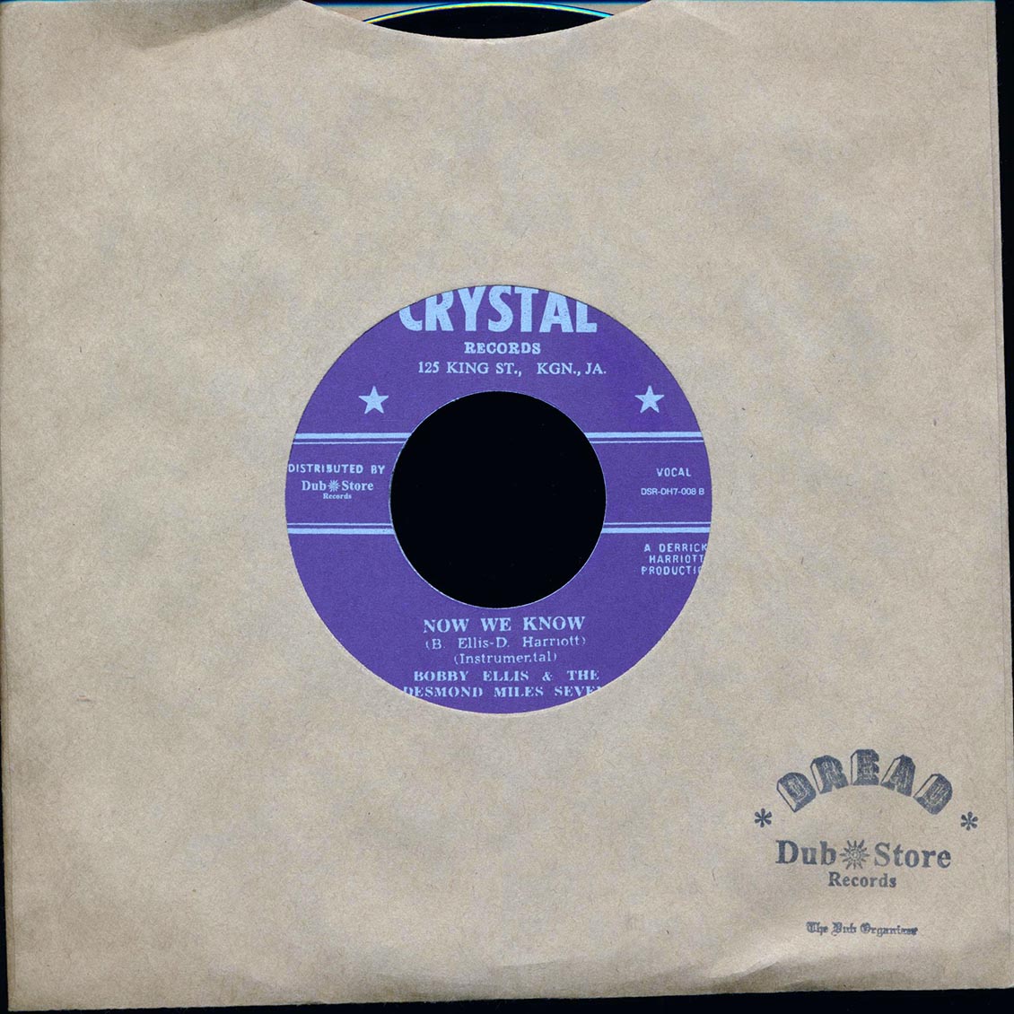 Derrick Harriott - Keep On Dancing / Bobby Ellis, Desmond Miles Seven - Now We Know (Japan) (Japan press) product image 2