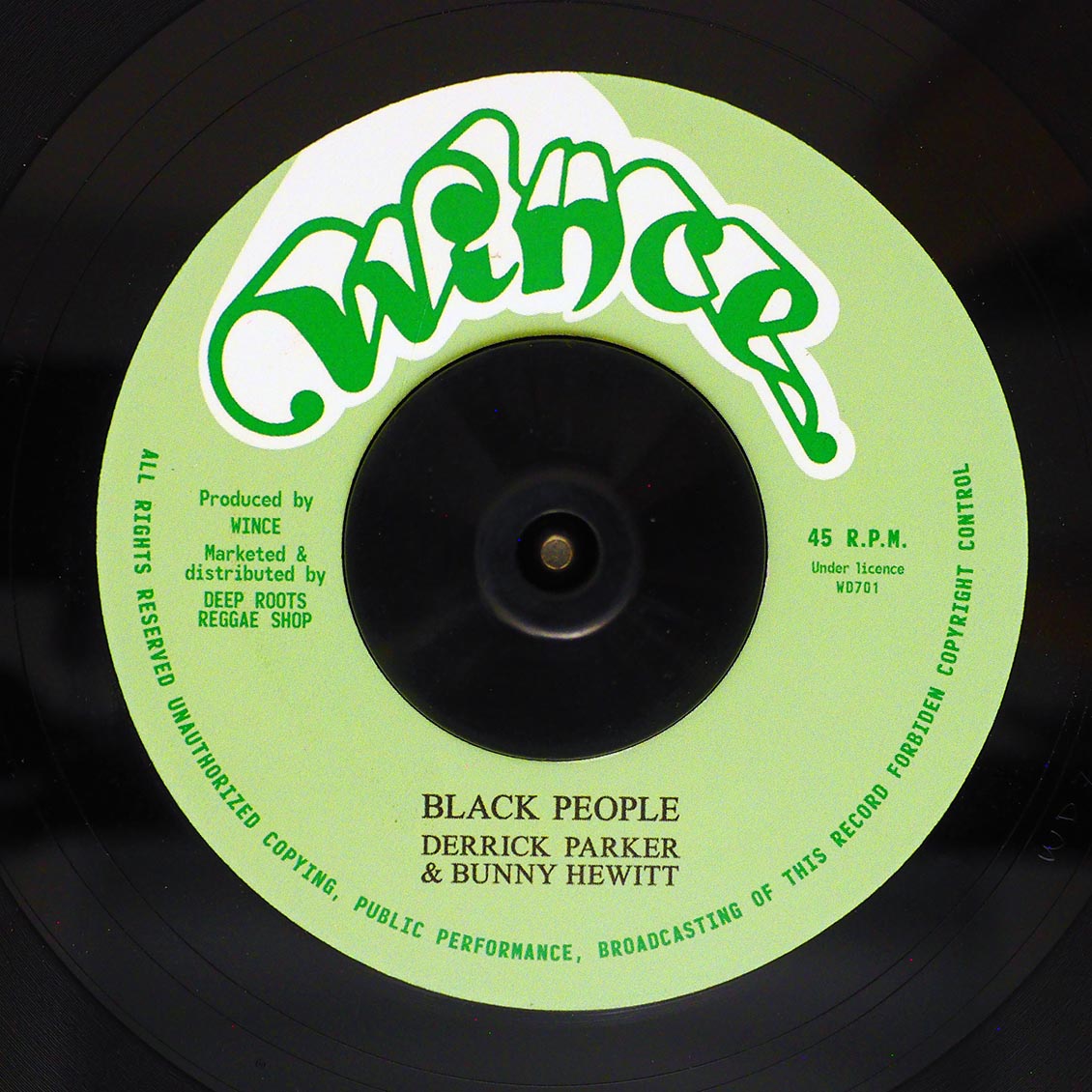 Derrick Parker, Bunny Hewitt - Black People / Version product cover