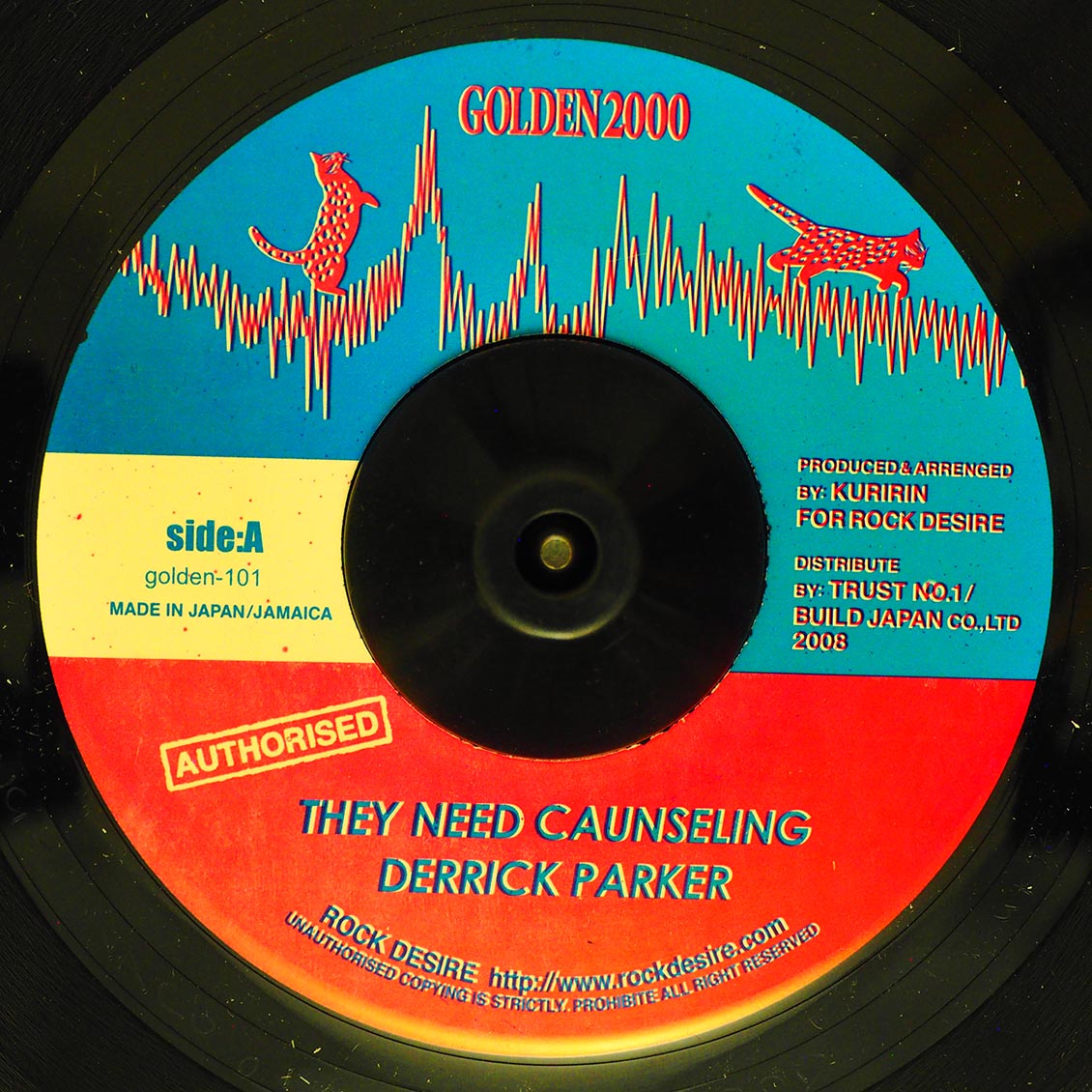 Derrick Parker - They Need Caunseling / Derrick Parker - They Need Caunseling (Kuririn Golden Mix) product cover