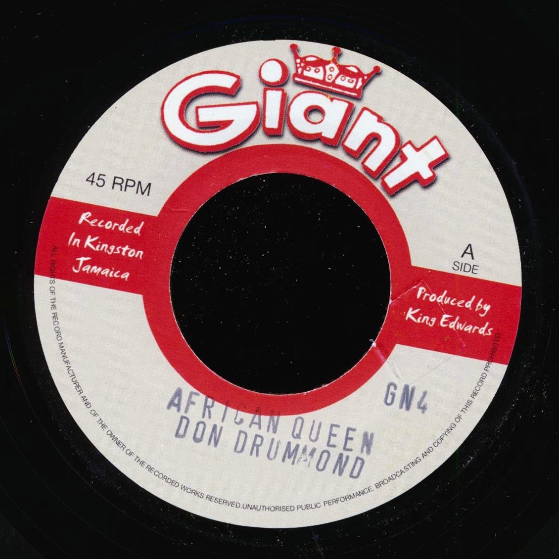 Don Drummond - African Queen / Bobby Aitken - Garden Of Eden (UK press) product cover