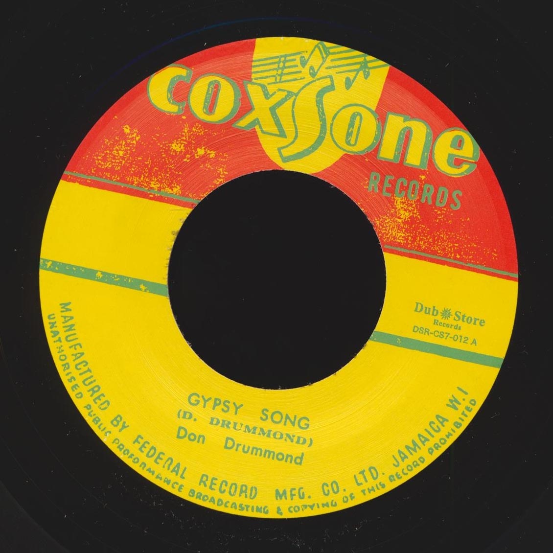 Don Drummond - Gypsy Song / Don Drummond - Green Island (Japan) (Japan press) product cover