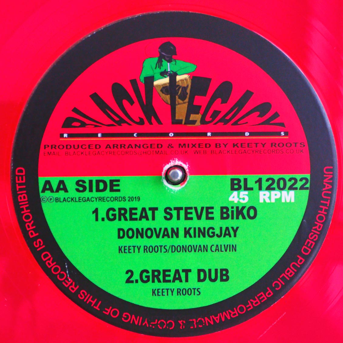 Donovan Kingjay - Black Liberation; Ketty Roots - Dub Liberation / Donovan Kingjay - Great Steve Biko; Keety Roots - Great…