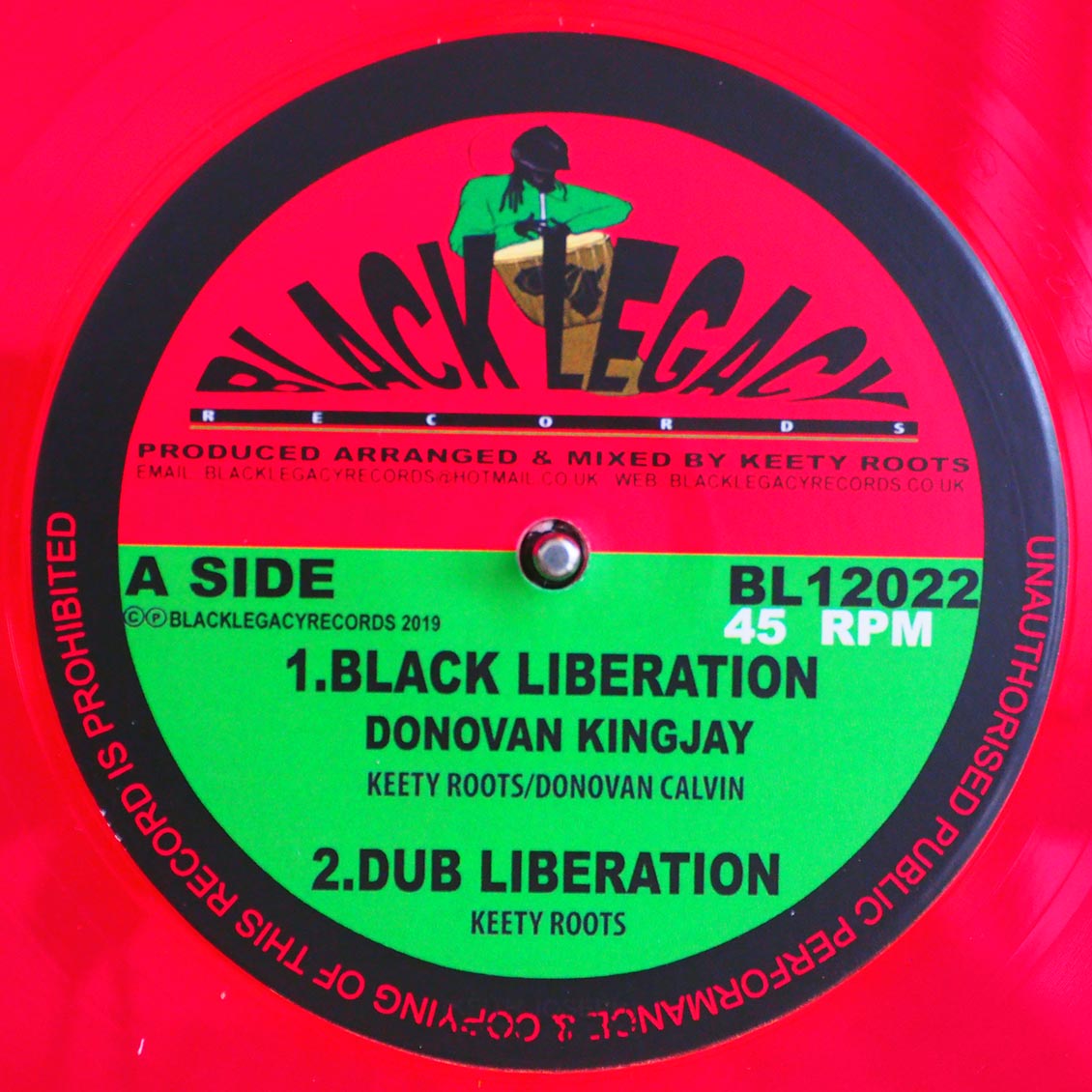 Donovan Kingjay - Black Liberation; Ketty Roots - Dub Liberation / Donovan Kingjay - Great Steve Biko; Keety Roots - Great…