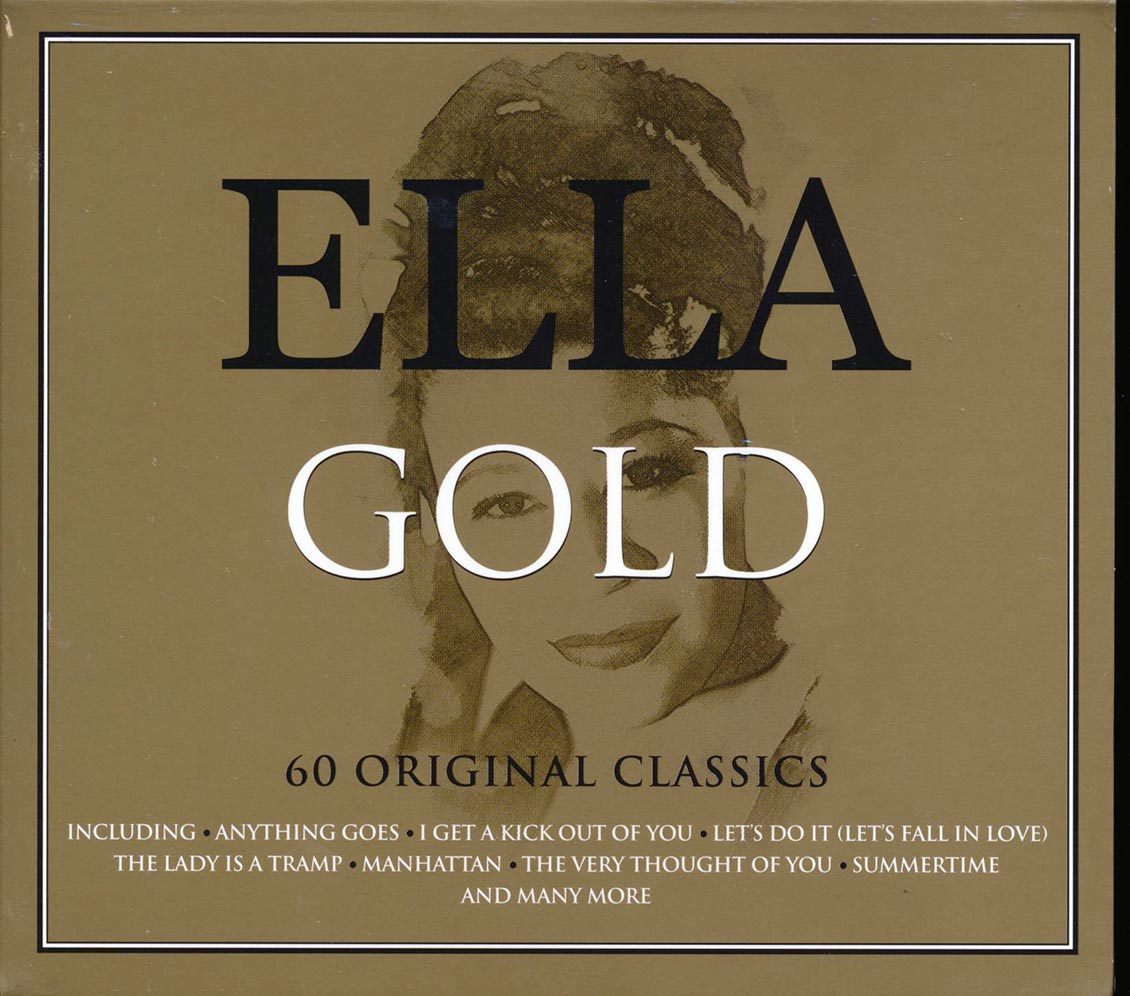 Ella Fitzgerald - Gold: 60 Original Classics (60 tracks) (3xCD) (deluxe 3-fold digipak) product cover