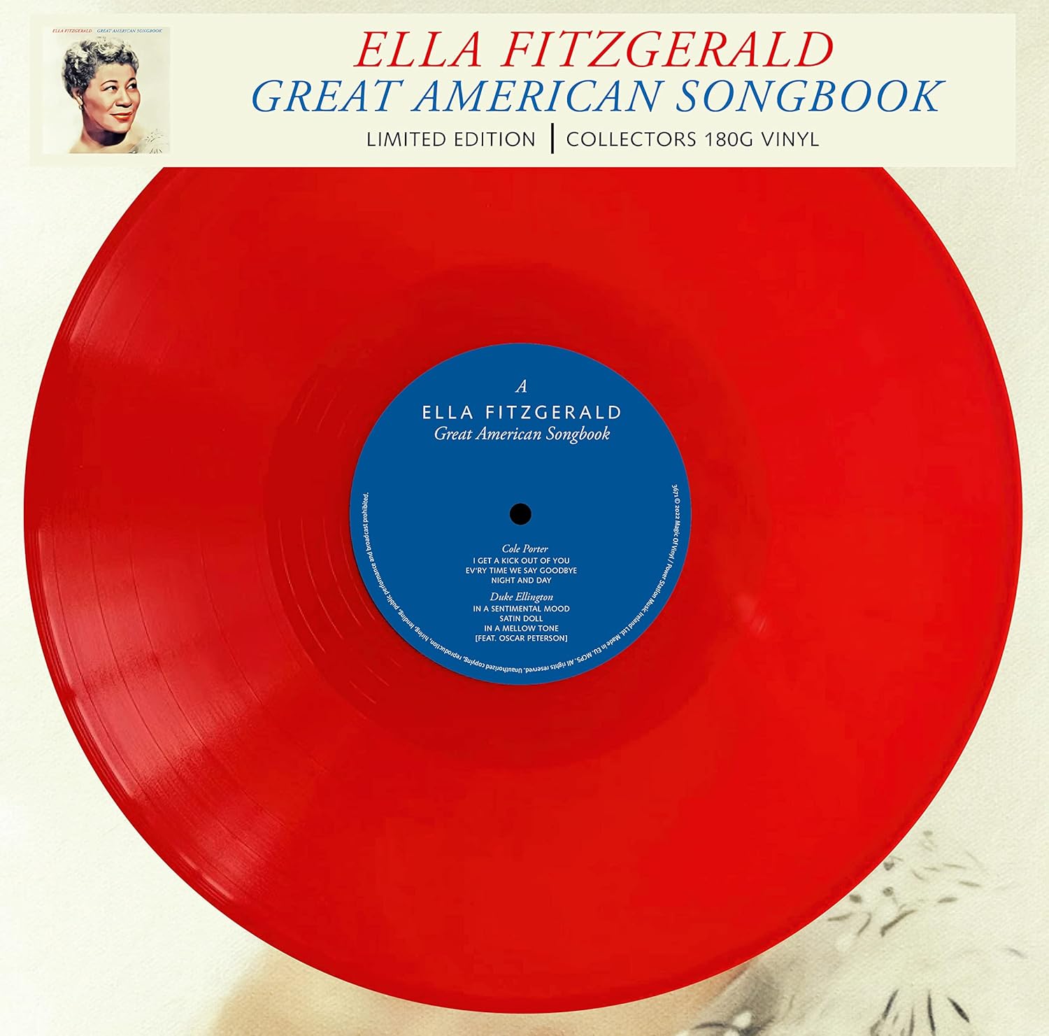 Ella Fitzgerald Great American Songbook (Vinyl Record) Collector's 12" Album Coloured Vinyl product cover