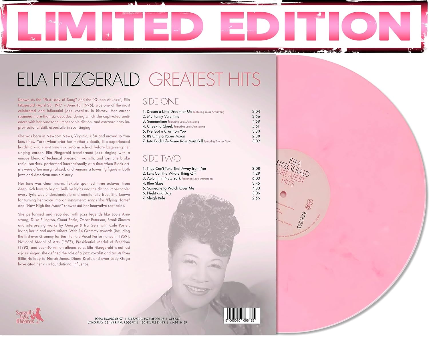Ella Fitzgerald – Greatest Hits [Limited Edition] [Colored Vinyl] [LP] [Vinyl] product image 2
