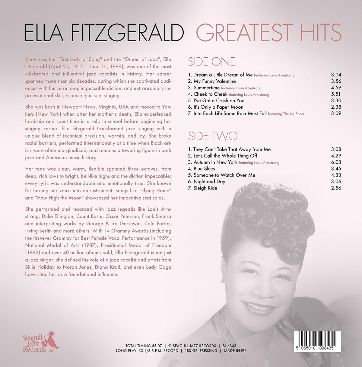 Ella Fitzgerald – Greatest Hits [Limited Edition] [Colored Vinyl] [LP] [Vinyl] product image 4