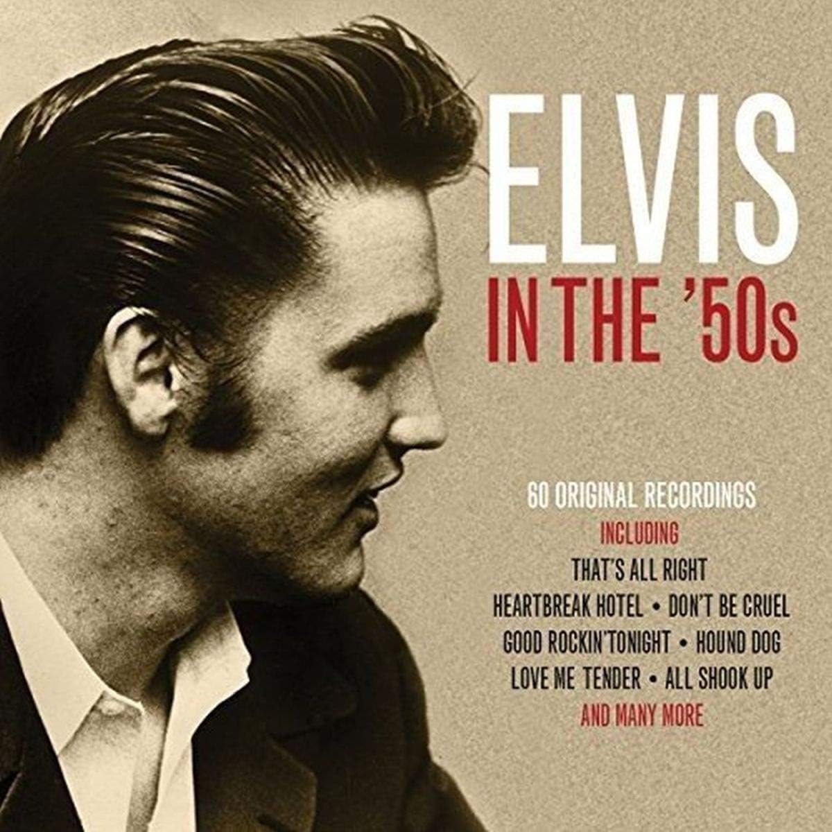 ELVIS IN THE 50S CD product cover