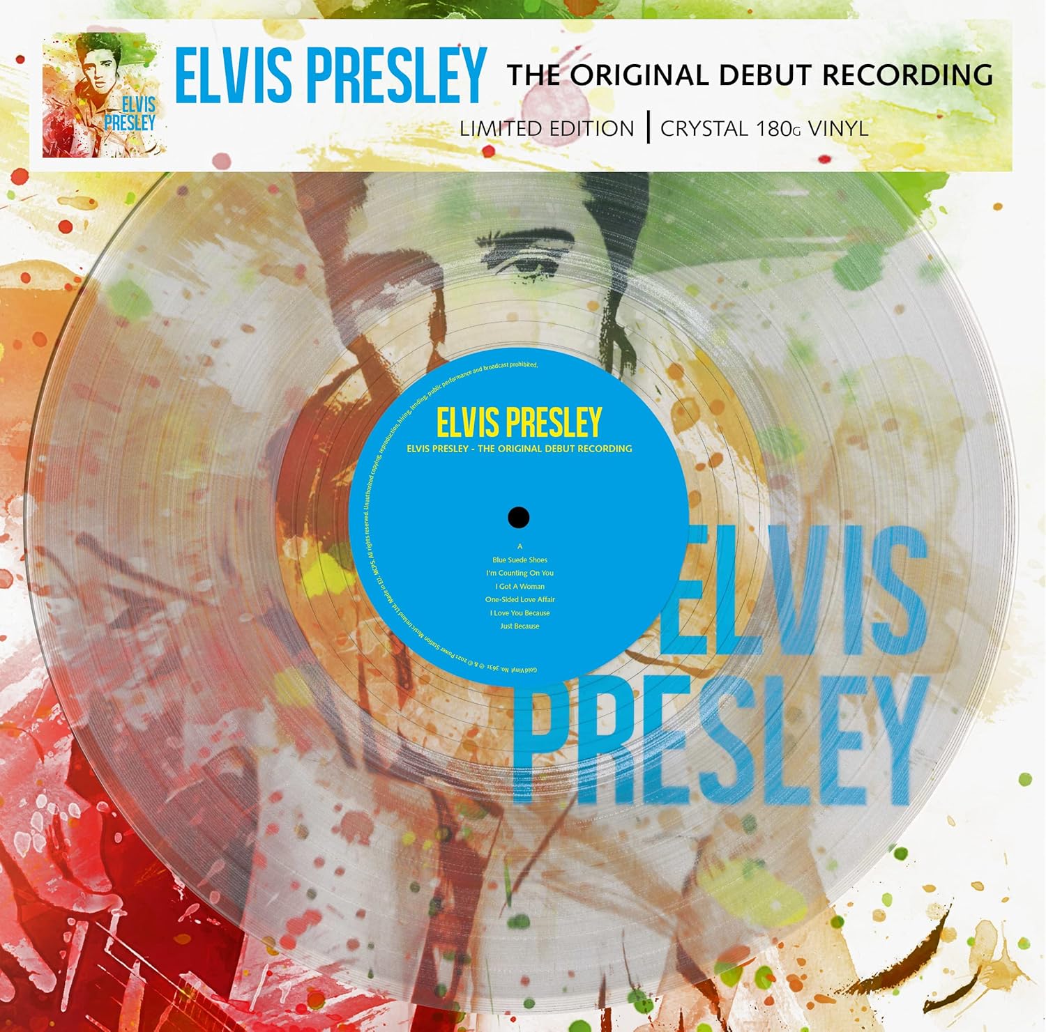 Elvis Presley - The King Is Born (Marbled Vinyl LP) product cover