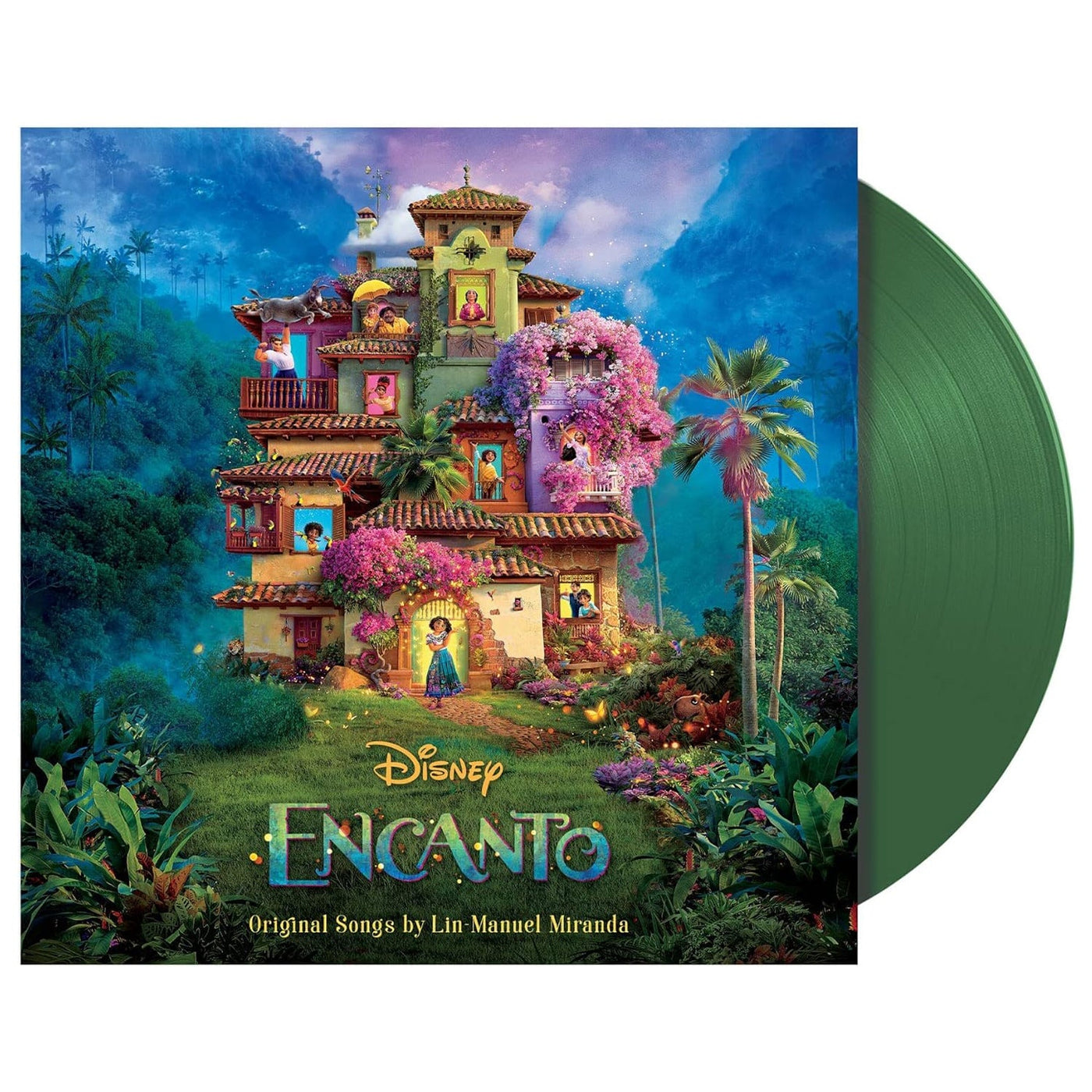 Encanto Soundtrack Exclusive Translucent Green Color Vinyl LP With Poster product cover