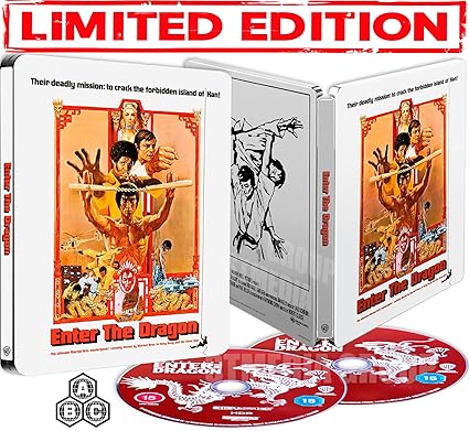 Enter the Dragon Steelbook (4K Ultra HD) Bruce Lee Bruce Lee Robert Clouse product cover