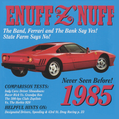 Enuff Z'nuff 1985 (Colored Vinyl, Blue & Red Splatter, Reissue)