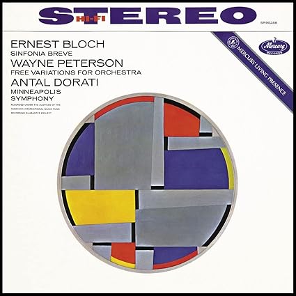 Ernest Bloch/Sinfonia Breve/Wayne Peterson: Free Variations [LP] [Vinyl] product cover