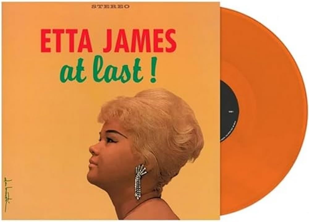 Etta James – At Last! LP 12" Orange Colored Vinyl Record - NEW product cover