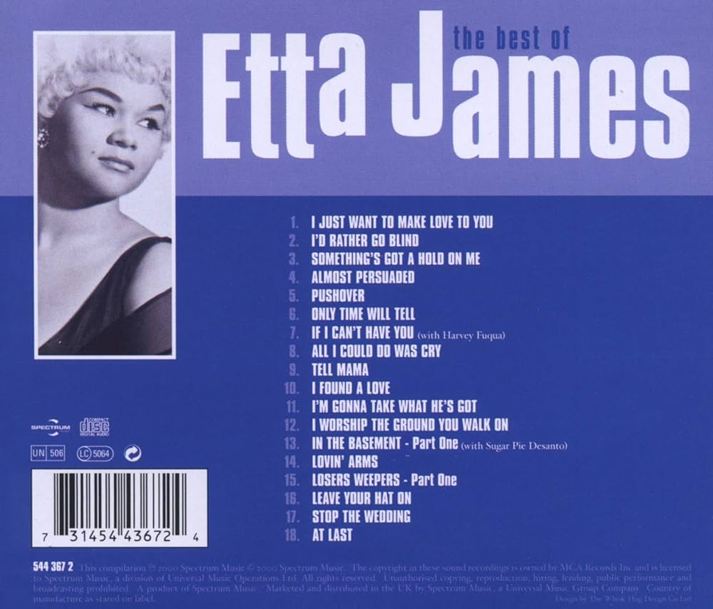 Etta James - Very Best of - Music & Performance - CD product cover