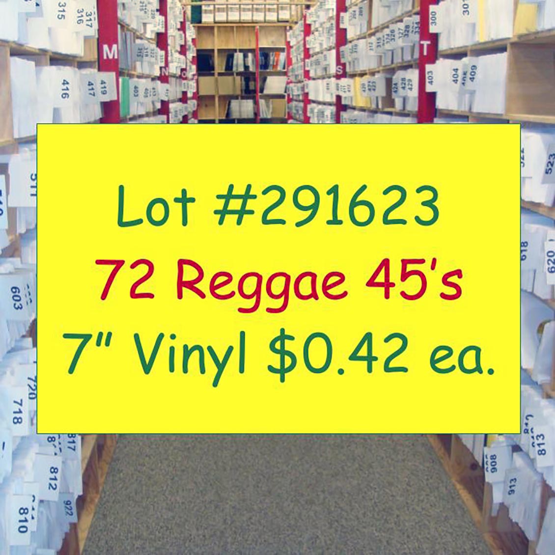 Fantan Mojah, Prezident Brown, Sizzla, Tony Rebel, Max Romeo, Glen Washington, Etc. - Lot #291623: Collection Of 72 7 Inch…