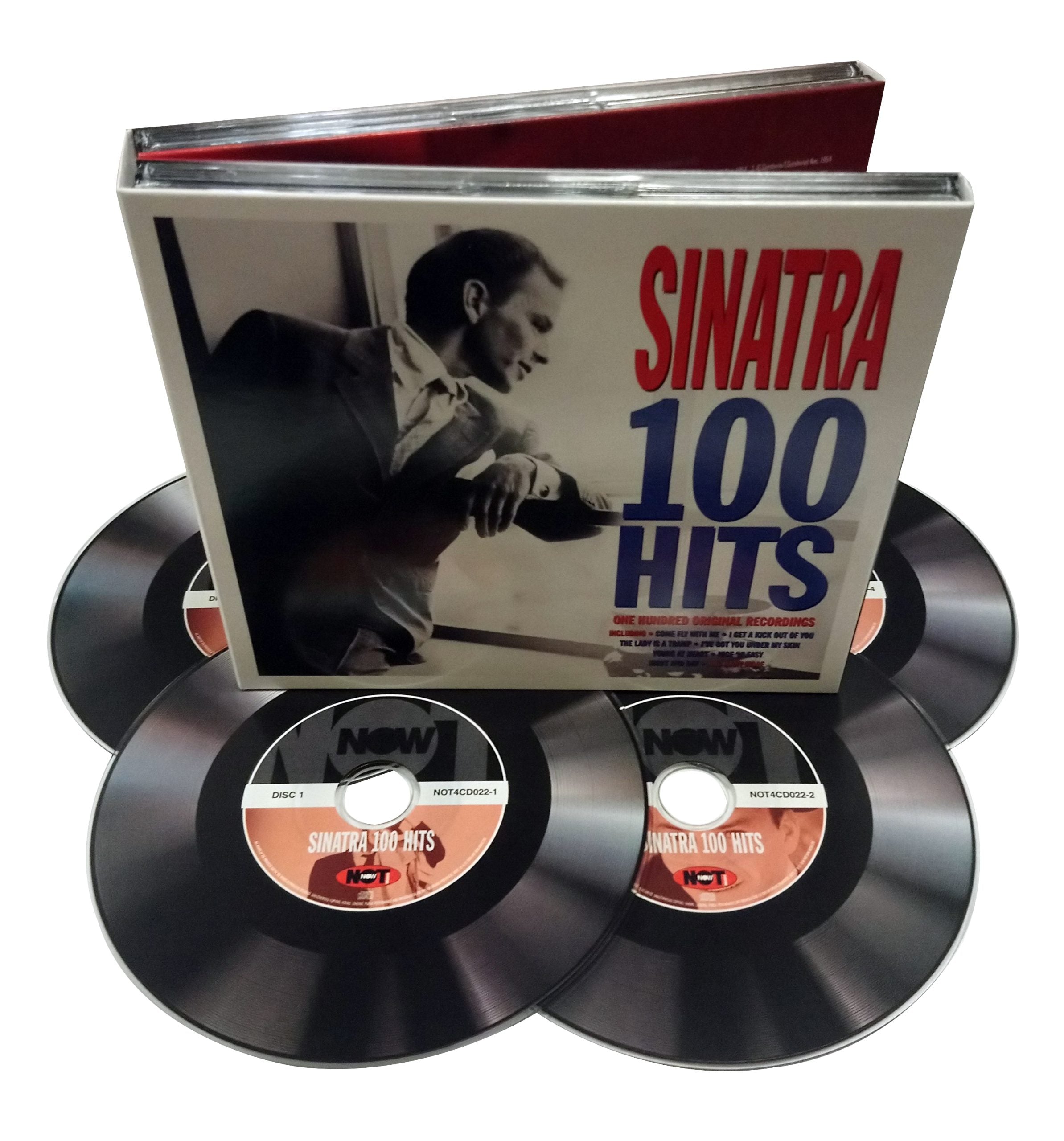 Frank Sinatra 100 Hits 4CD set with open case and four discs