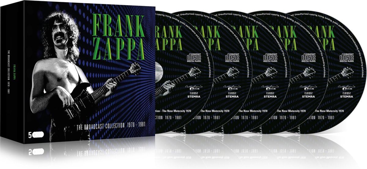 Frank Zappa – The Broadcast Collection 1970–1981 [5CD Box Set] [Audio CD] product cover