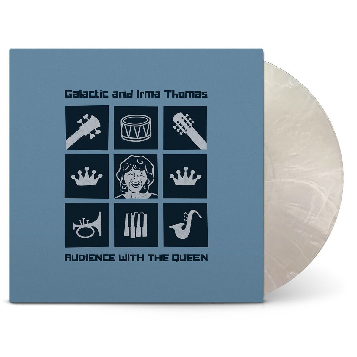 Galactic with Irma Thomas Audience With The Queen (Clear with White Smoke Colored Vinyl)