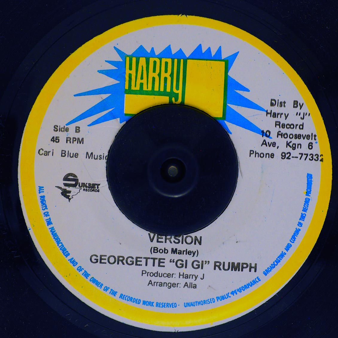 Georgette Gi Gi Rumph - Redemption Song / Version (rhythm: "Bob Marley - Redemption Song") product image 2