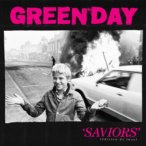 Green Day Saviors [Explicit Content] (Indie Exclusive, Deluxe Edition, Clear W/ Hot Pink Splatter Colored Vinyl) (2Lp)