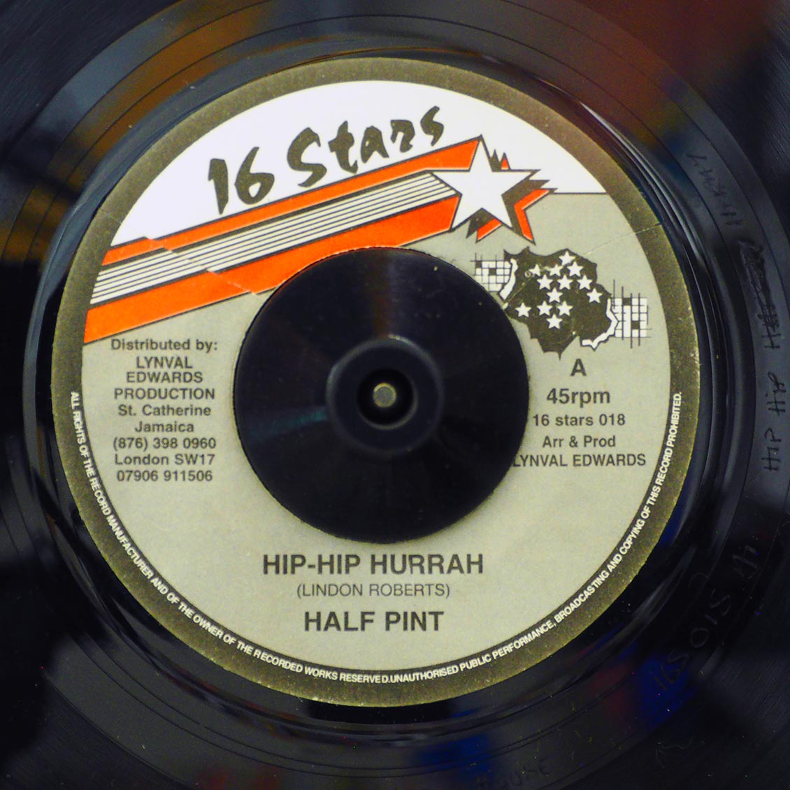 Half Pint - Hip Hip Hurrah / Version (rhythm: "Hip Hip Hurrah") product cover