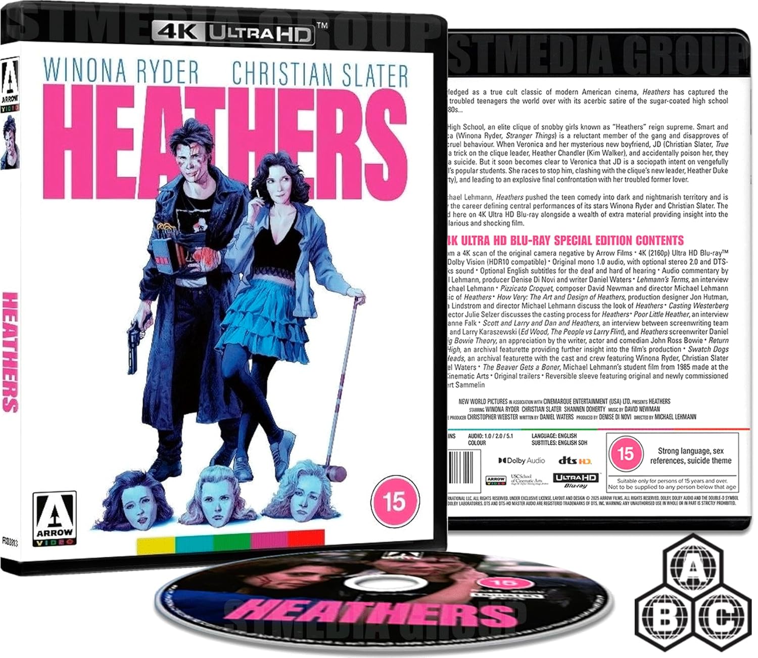 Heathers (Special Edition, Reversible cover) [4K Ultra HD] [Region Free] product cover