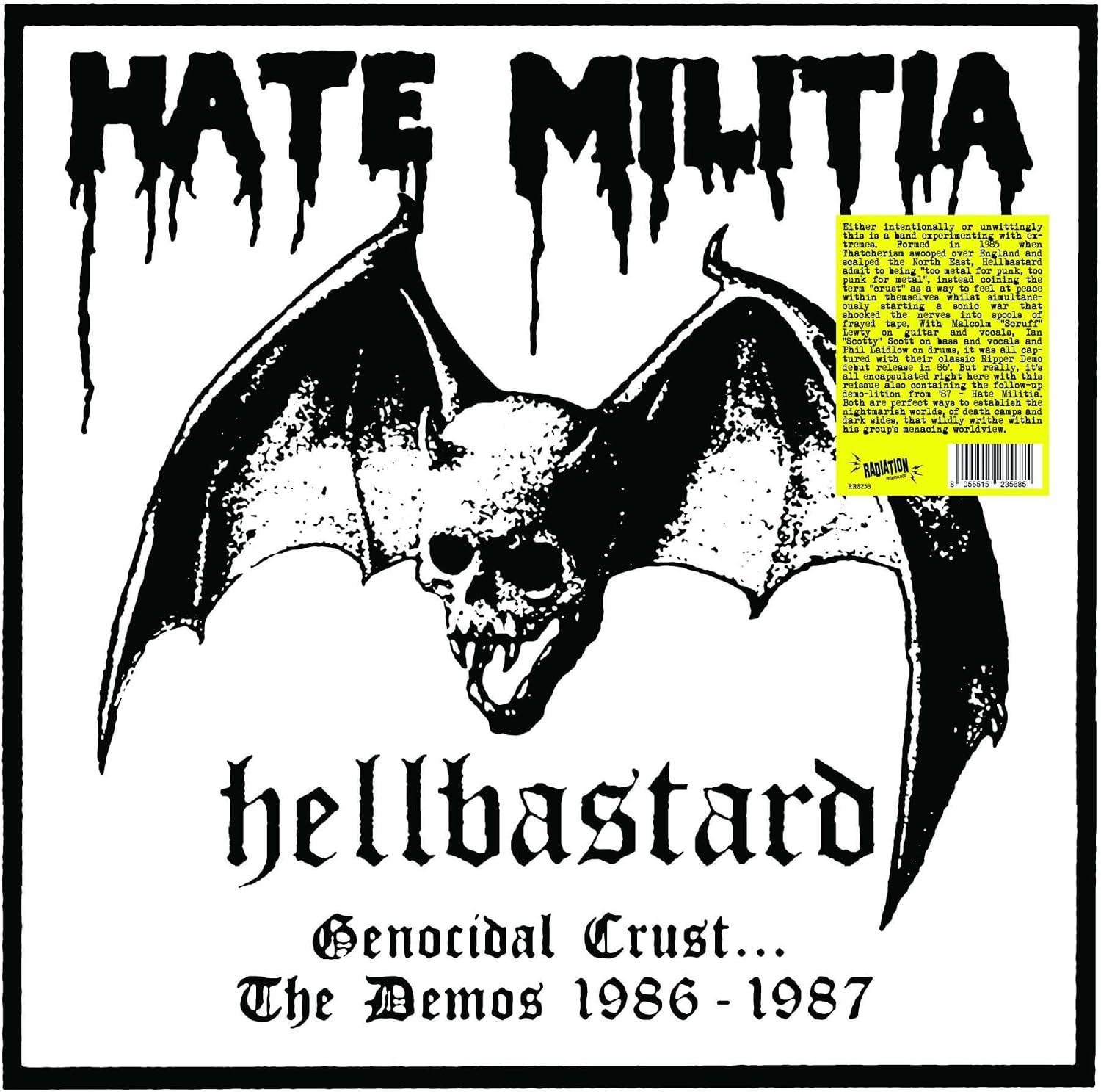 Hellbastard: Genocidal Crust The Demos 1986-1987 (Vinyl) NEW product cover