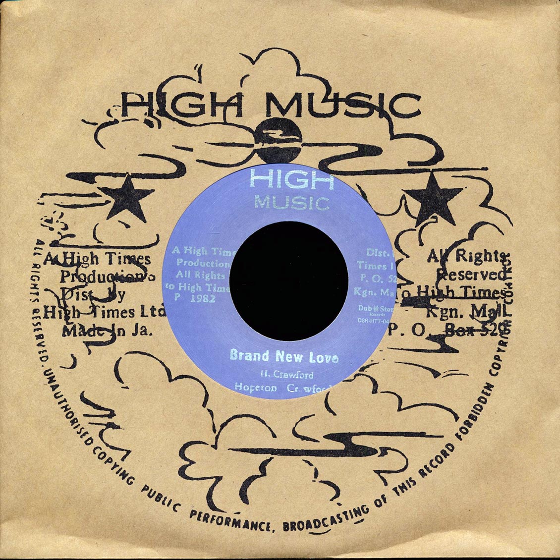 Hopeton Crawford - Brand New Love / High Times Players - Brand New Dub (Japan) (Japan press) product cover