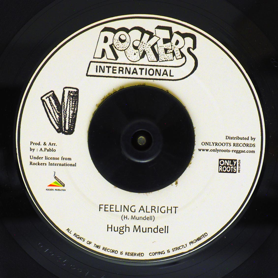Hugh Mundell - Feeling Alright / Rockers All Stars - Dub Alright Girl product cover