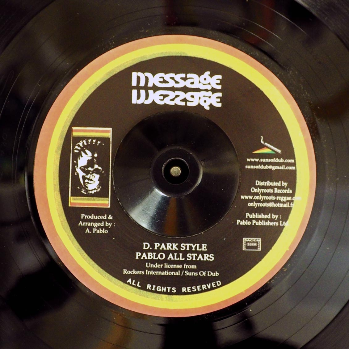 Hugh Mundell - Great Tribulation / Pablo All Stars - D Park Style product image 2