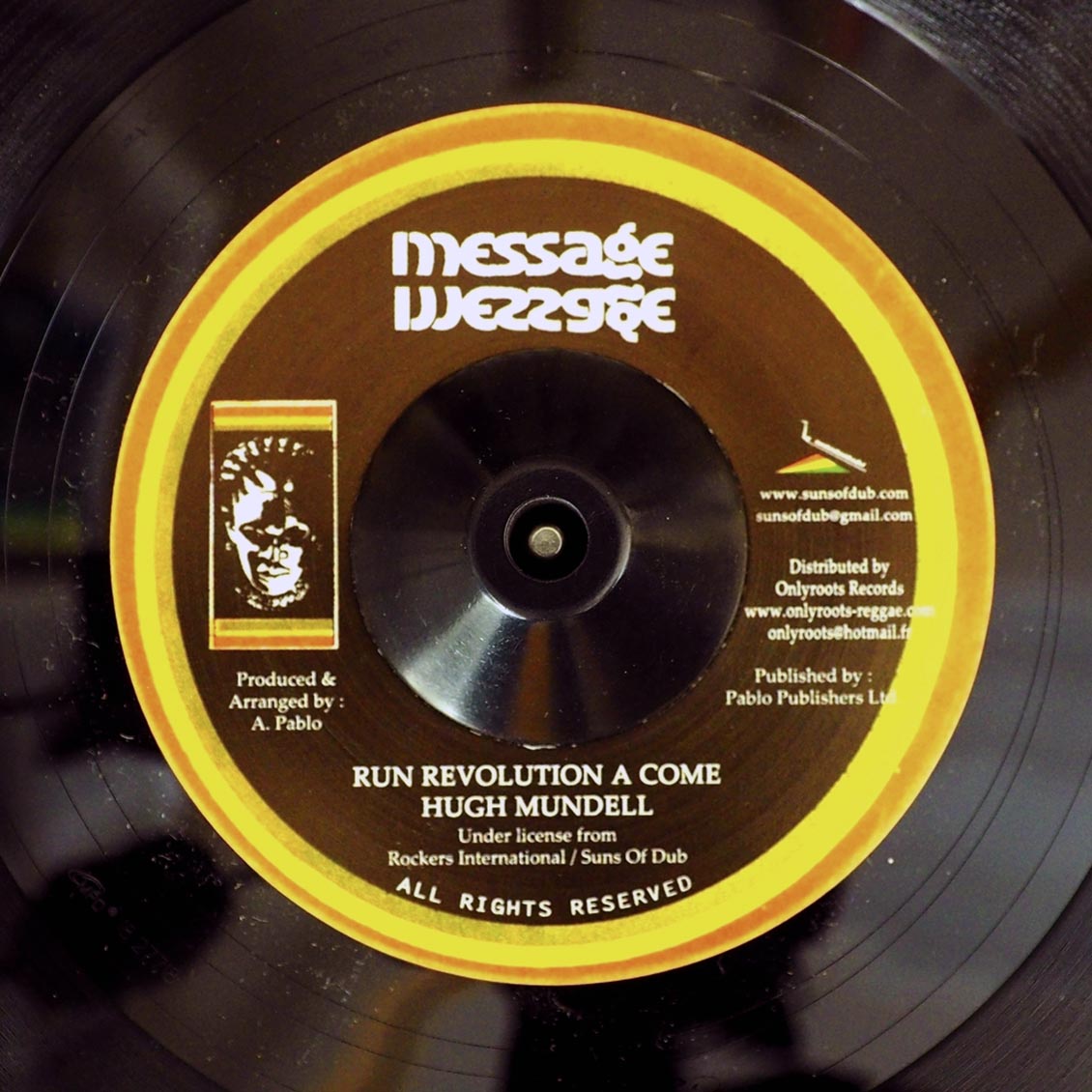 Hugh Mundell - Run Revolution A Come / Augustus Pablo - Revolution Dub product cover