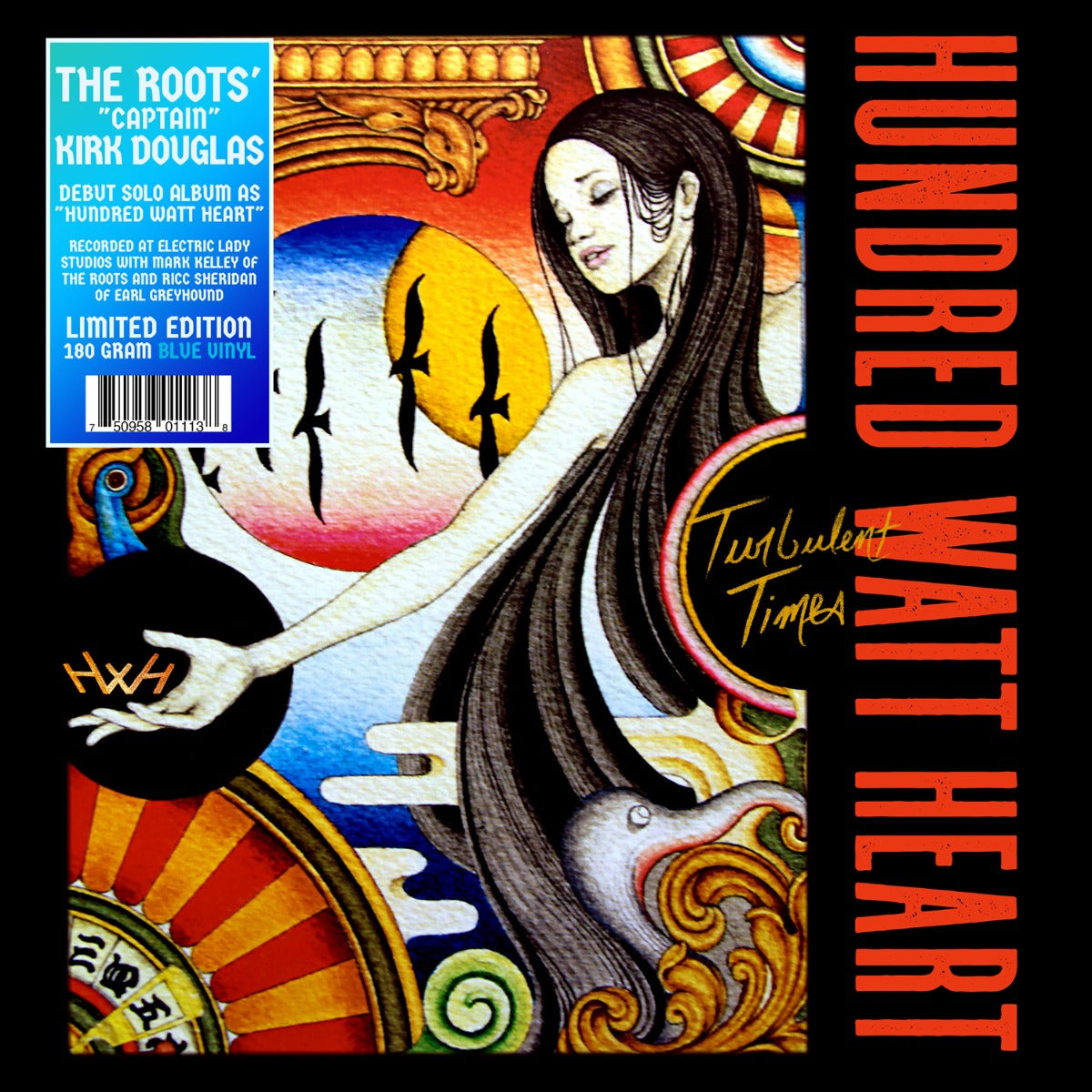 Hundred Watt Heart Turbulent Times (Limited Edition, 180 Gram Translucent Blue Vinyl)