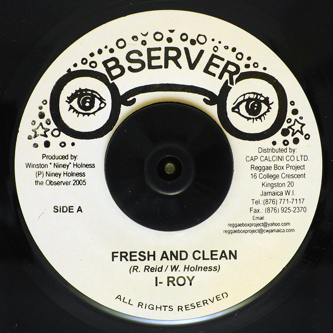 I Roy - Fresh & Clean / Version product cover