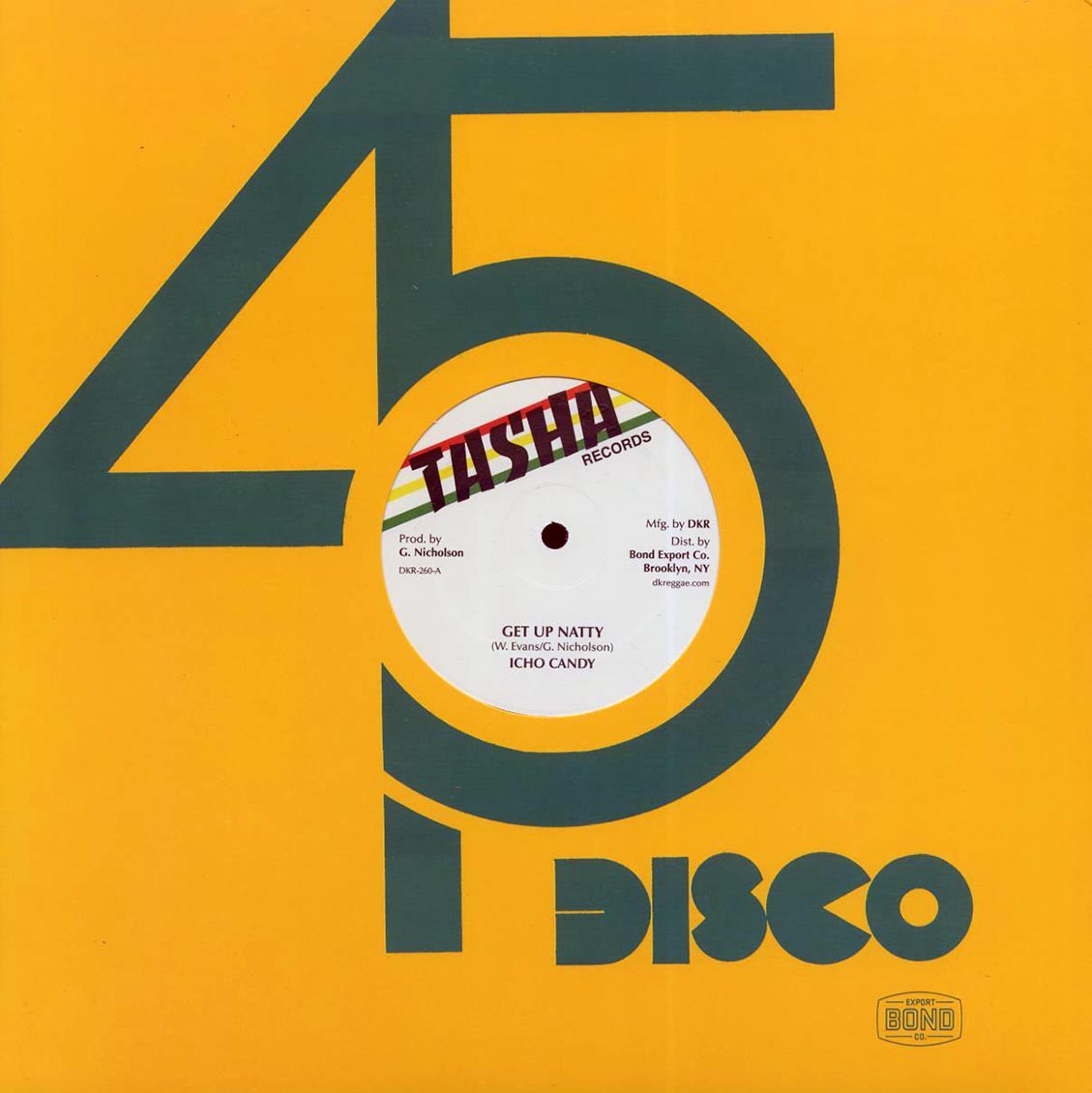 Icho Candy - Get Up Natty; Version / Icho Candy - No Peace; Version product cover