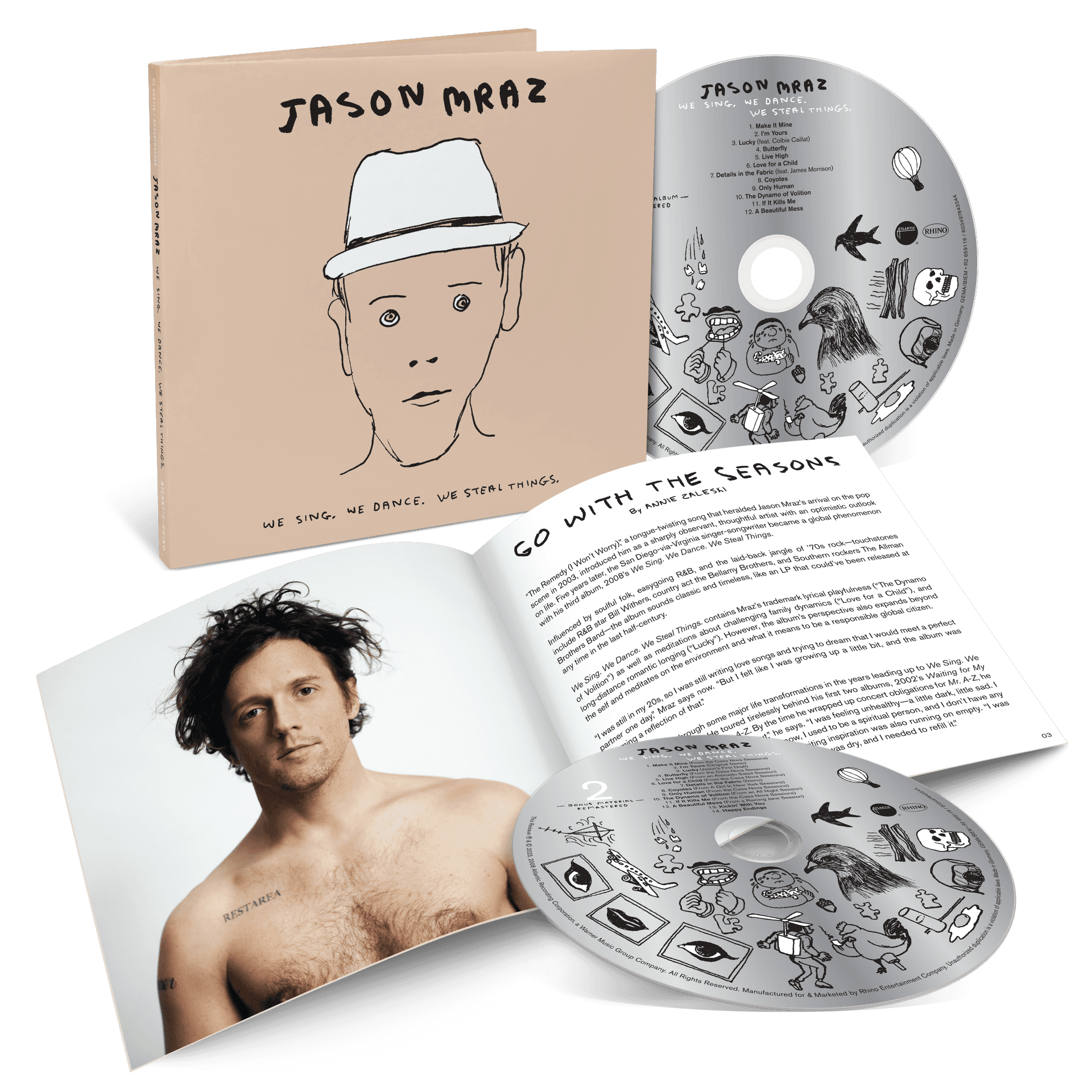Jason Mraz - We Sing. We Dance. We Steal Things. We Deluxe Edition. - Music & Performance - CD product cover