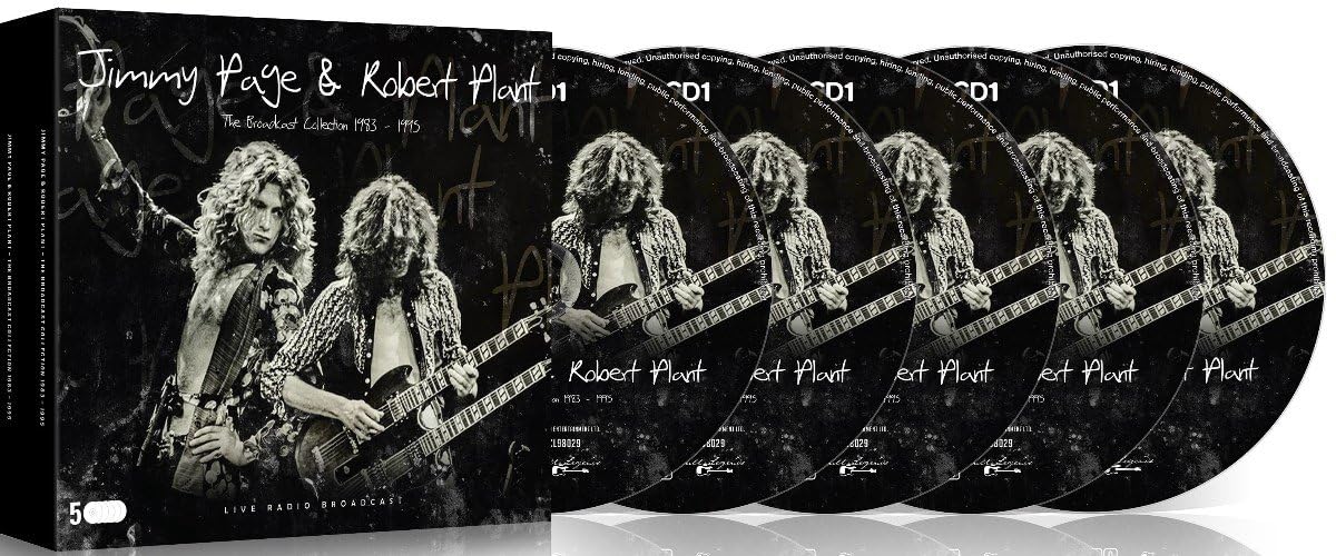 Jimmy Page & Robert Plant – The Broadcast Collection 1983–1995 [5CD Box Set] [Audio CD] product cover