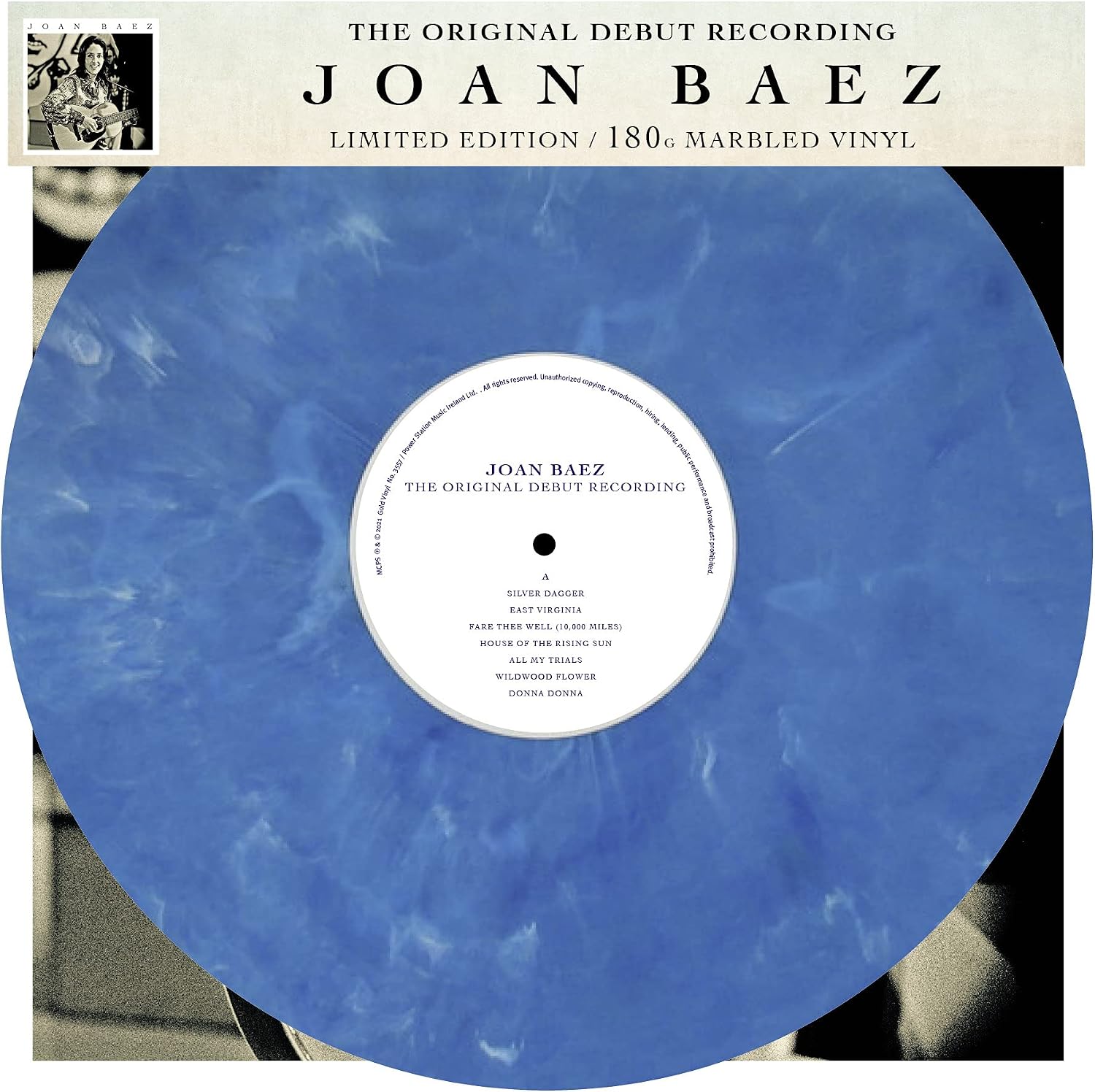 Joan Baez Joan Baez (Vinyl Record) 12" Album Coloured Vinyl product cover