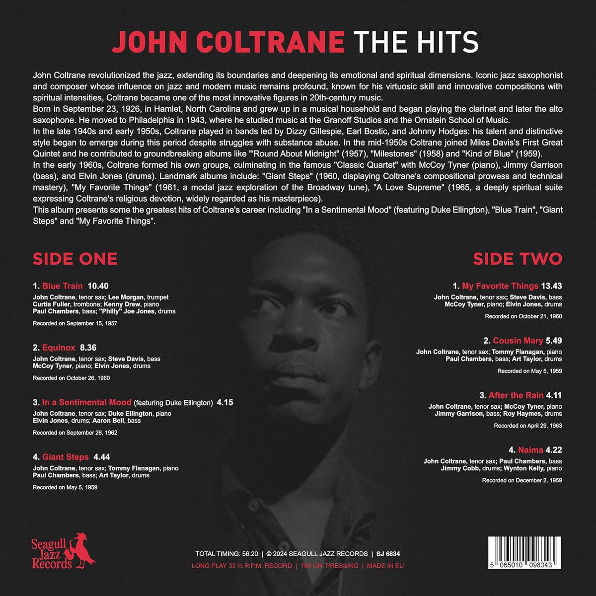 John Coltrane – The Greatest Hits [Limited Color Edition] [LP] [Vinyl] product image 3
